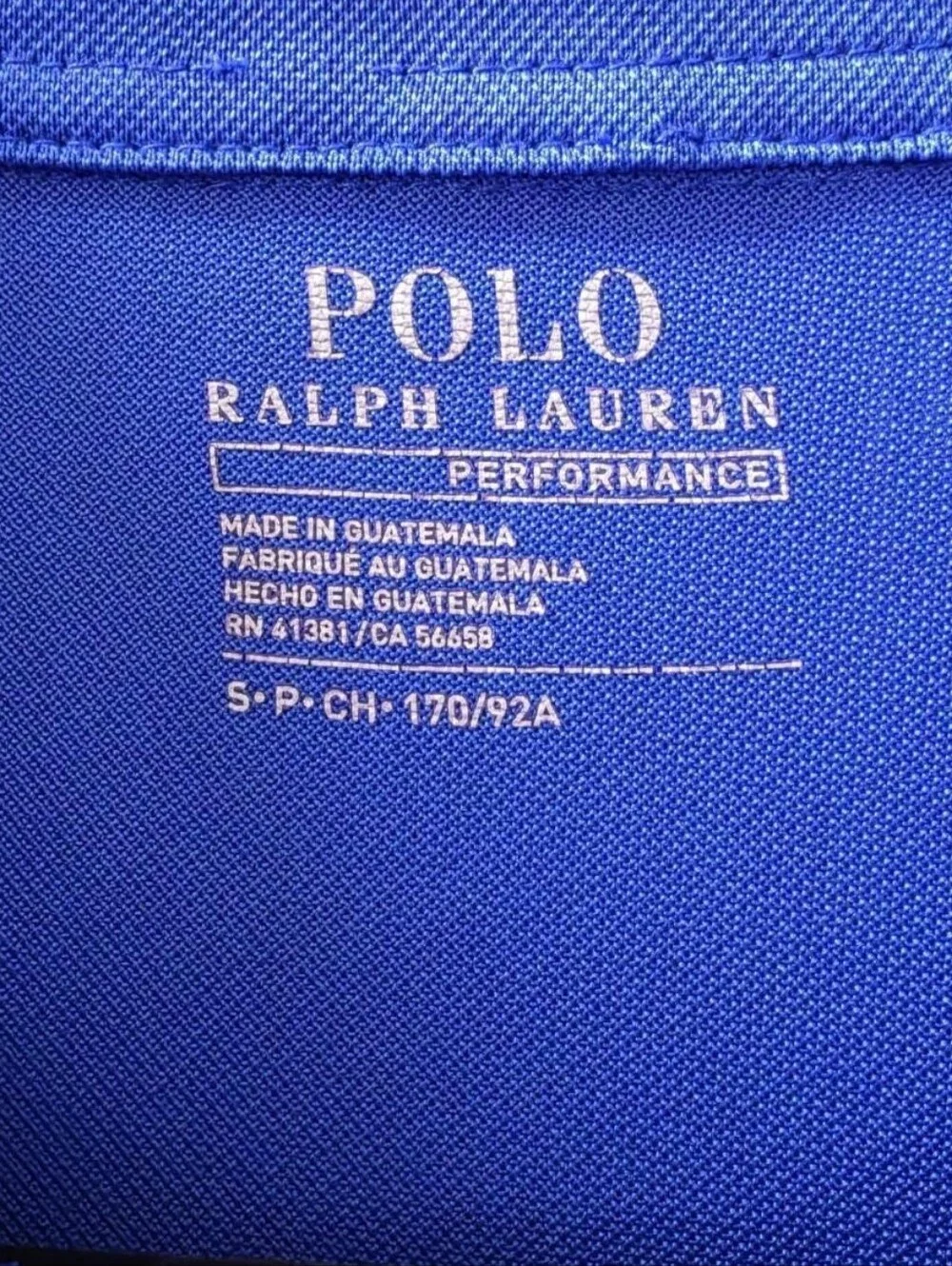 Polo Ralph Lauren Men's Blue Performance Polo Shirt